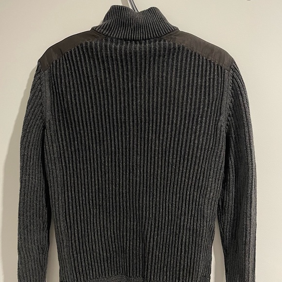 Medium Calvin Klein Knit Zip Up  Sweater - Picture 2 of 3